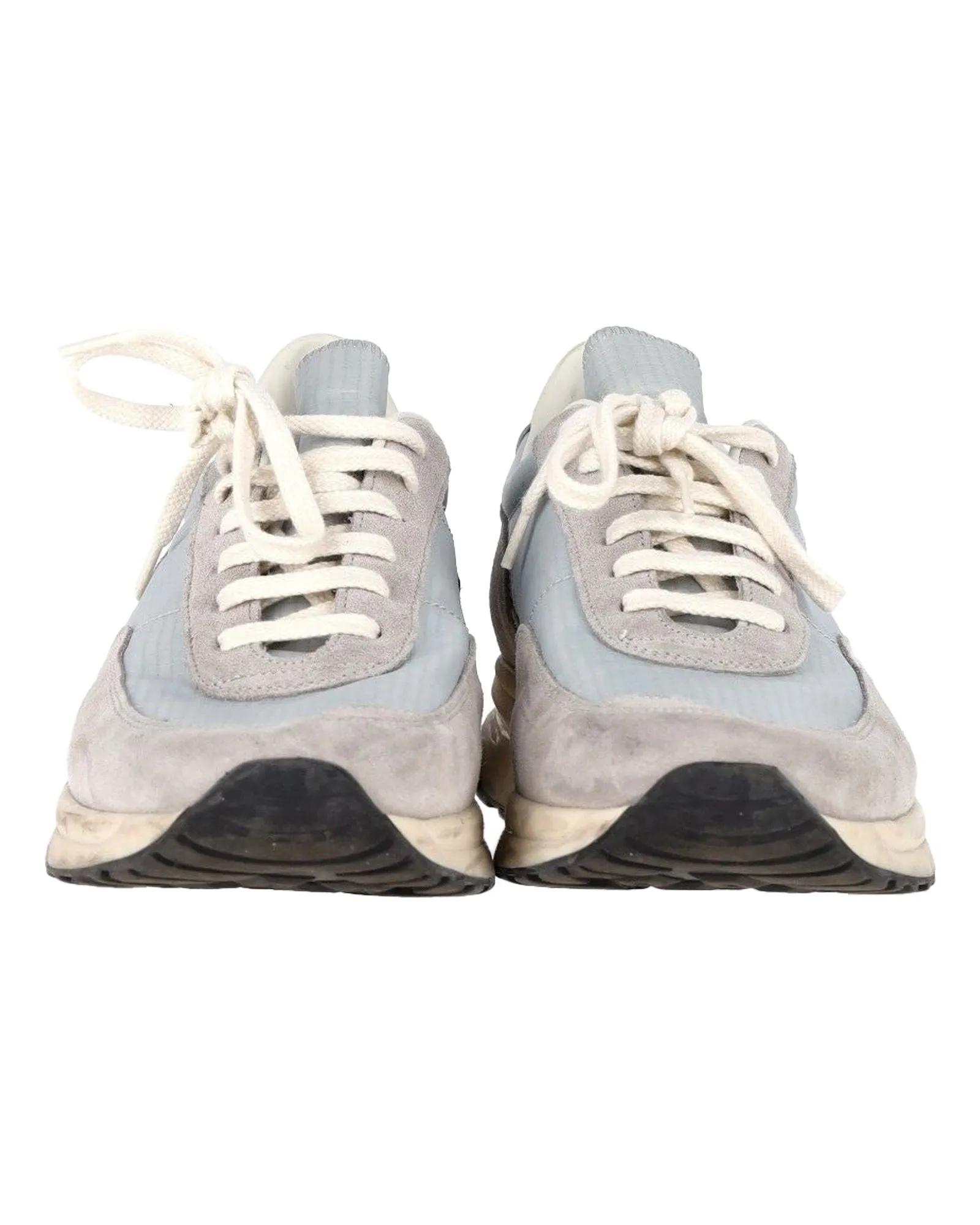 Common Projects Track 80 Sneakers in Grey Suede