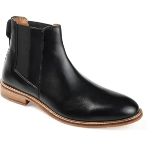 Corbin Mens Leather Embossed Chelsea Boots