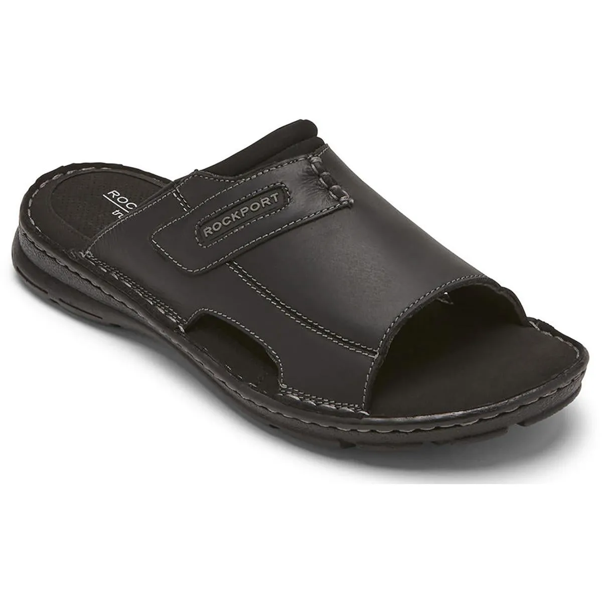 Darwyn 2 Mens Slip On Open Toe Slide Sandals