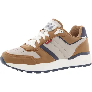 Dash Mens Mixed Media Faux Leather Casual And Fashion Sneakers
