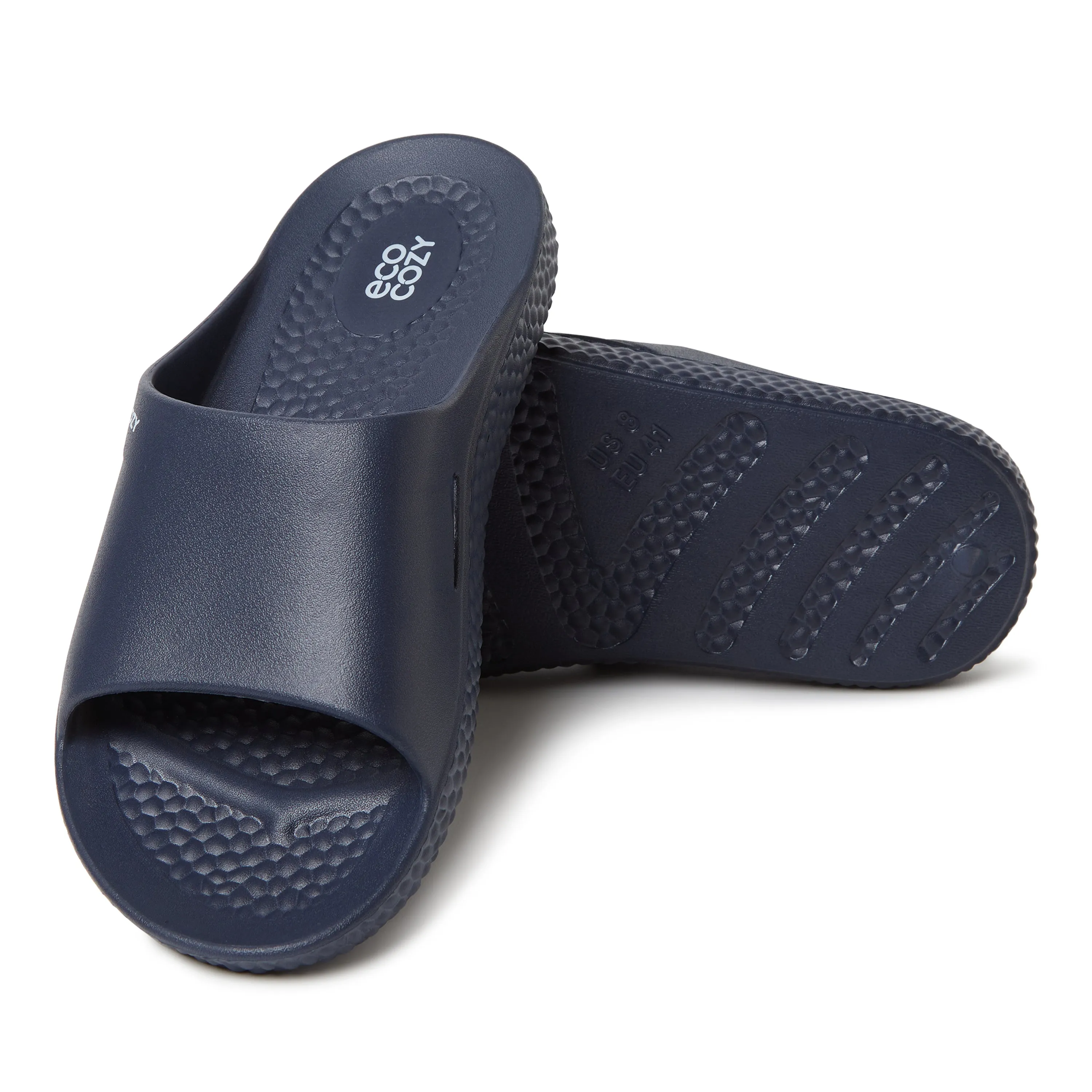 Dearfoams EcoCozy Men's Sustainable Comfort Slide Sandal