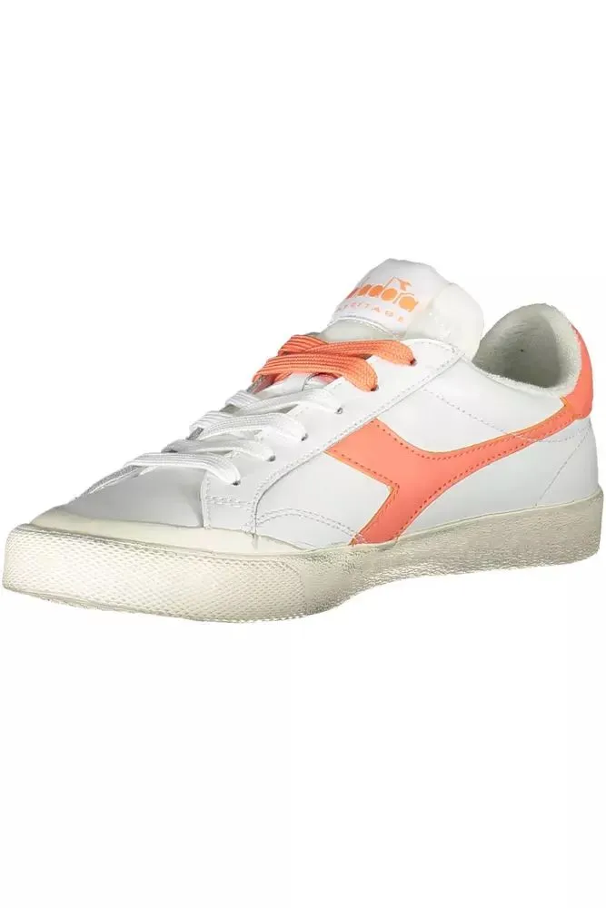 Diadora Elegant  Leather Lace-Up Women's Sneakers