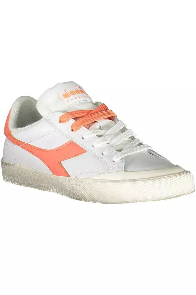 Diadora Elegant  Leather Lace-Up Women's Sneakers
