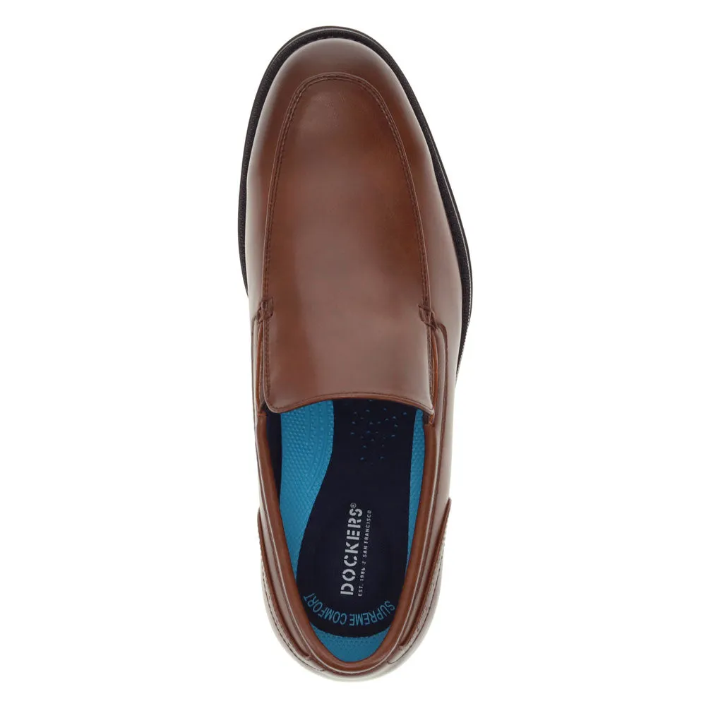 Dockers Mens Eton Synthetic Leather Dress Loafer Slip On Shoe