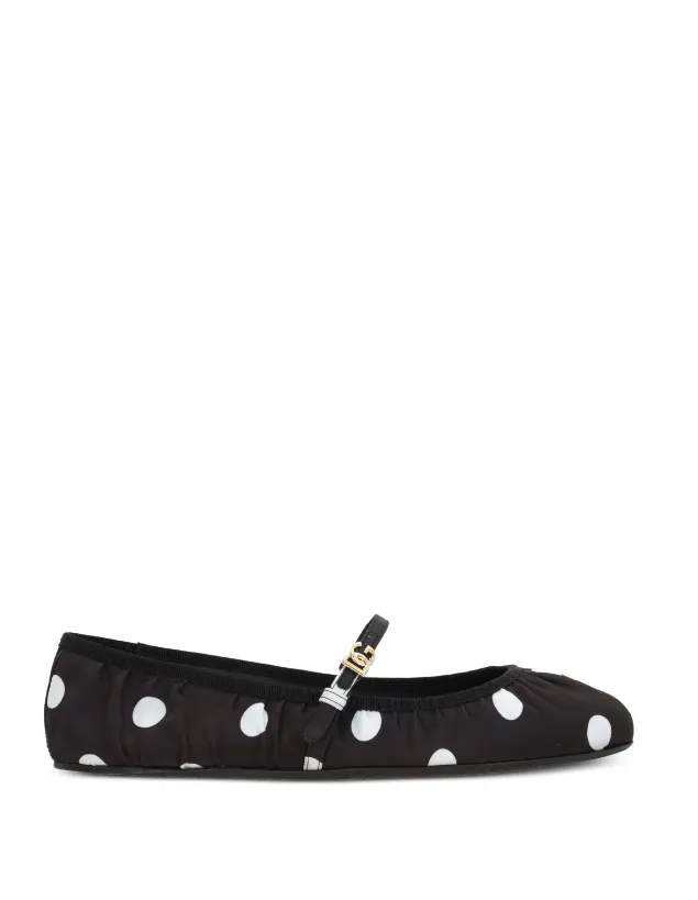 Dolce & Gabbana polka dot ballerina shoes