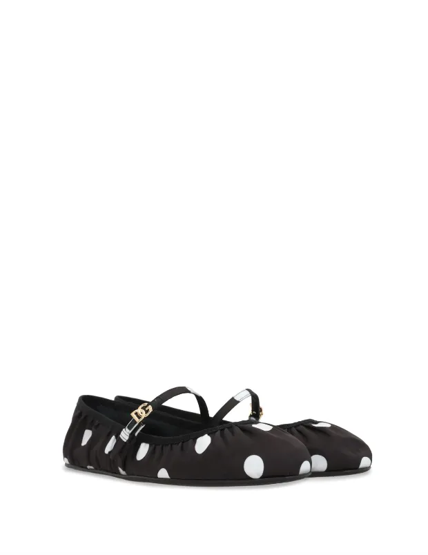 Dolce & Gabbana polka dot ballerina shoes