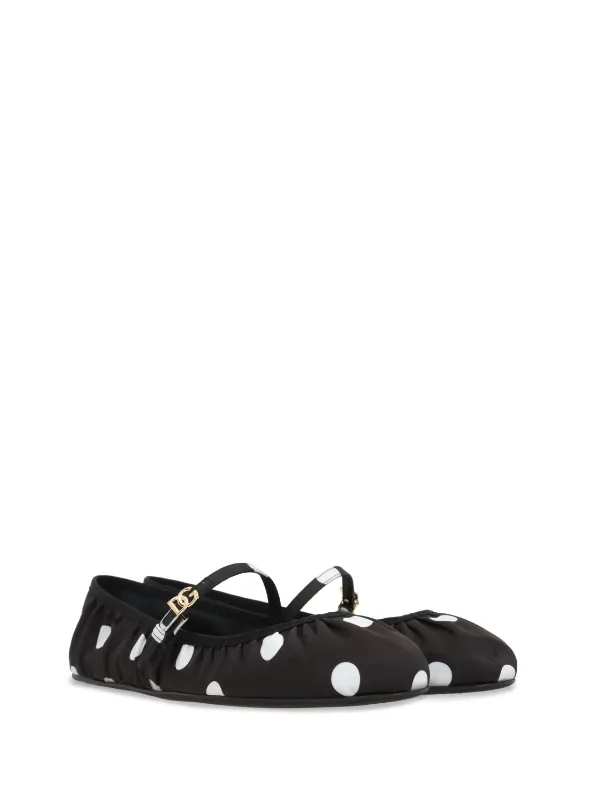 Dolce & Gabbana polka dot ballerina shoes