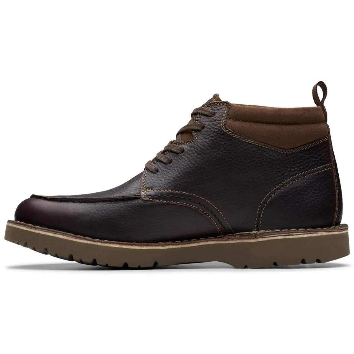 EASTIDGE Mens Lace-Up Manmade Chukka Boots