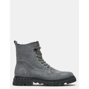 Eisen Grey Suede