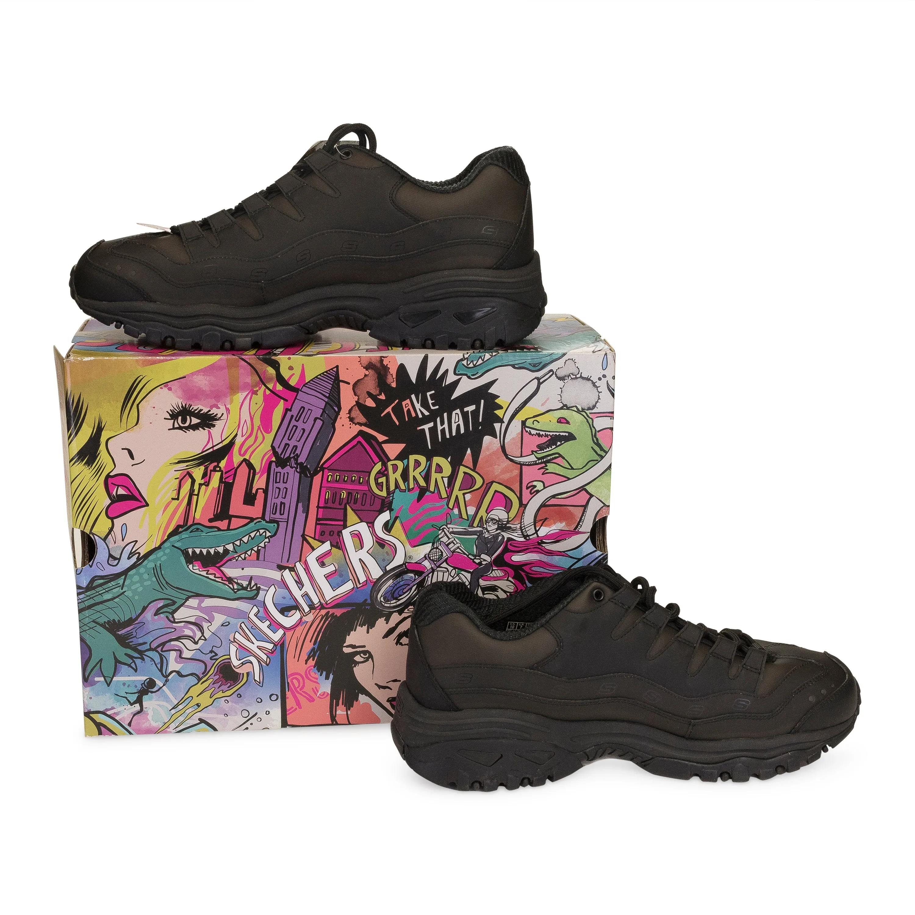 EXCLUSIVE ENERGY BLACK SNEAKERS