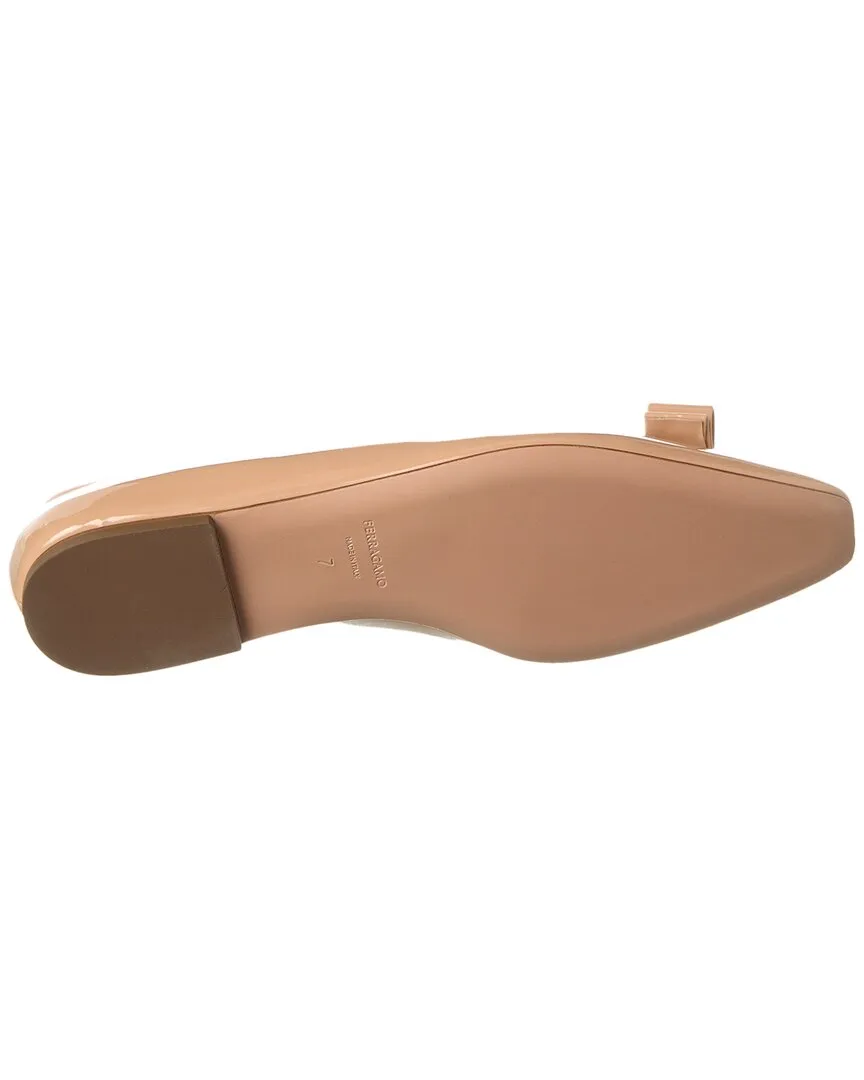 Ferragamo Anz 1 Leather Flat