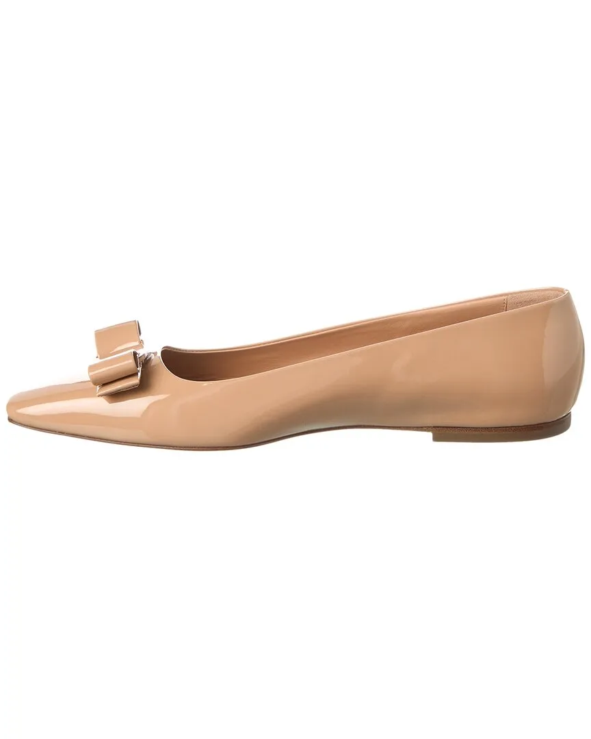 Ferragamo Anz 1 Leather Flat