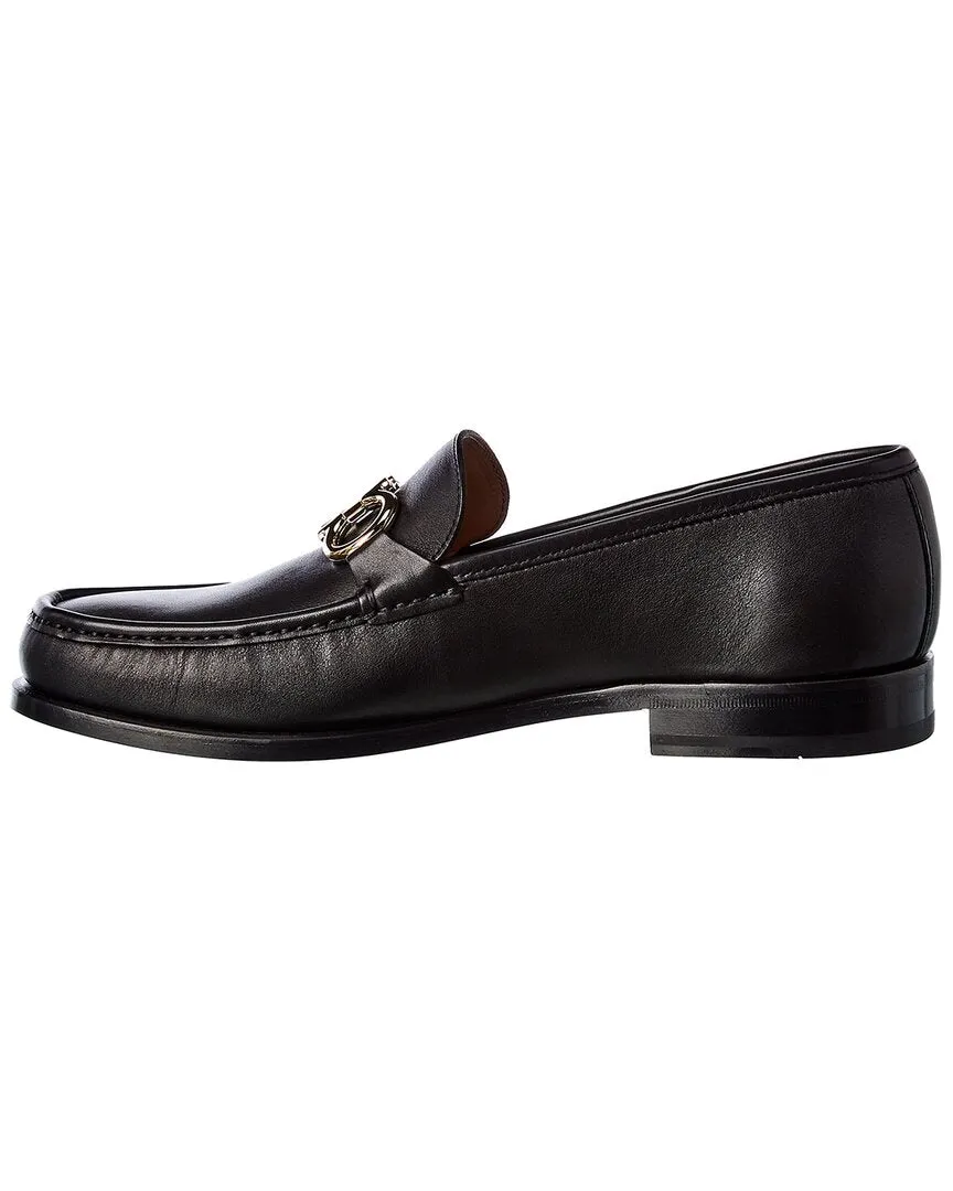 Ferragamo Gancini Leather Loafer