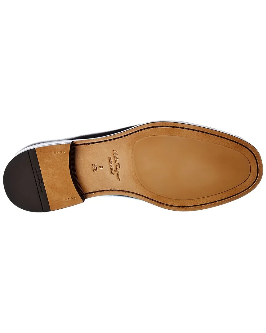 Ferragamo Gancini Leather Loafer