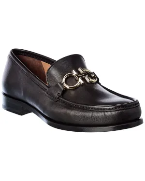 Ferragamo Gancini Leather Loafer