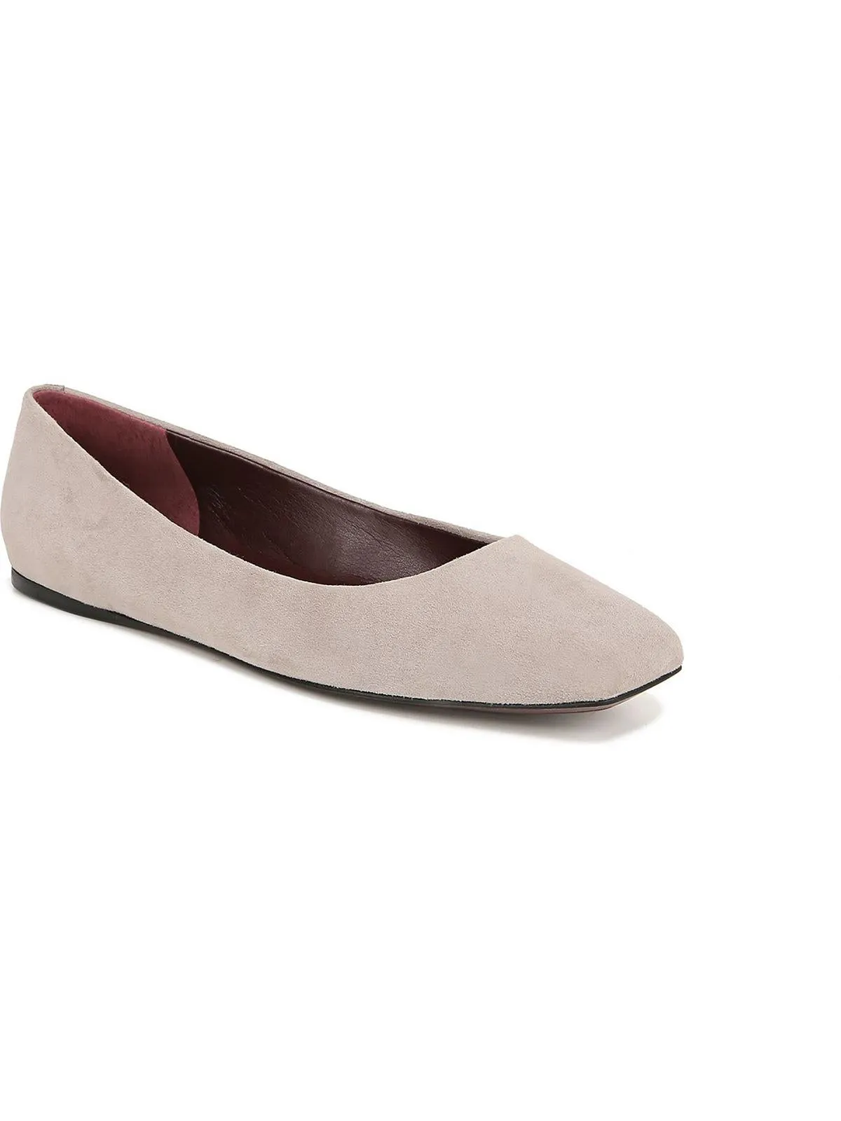 Flexa Amaya Womens Leather Square Toe Ballet Flats