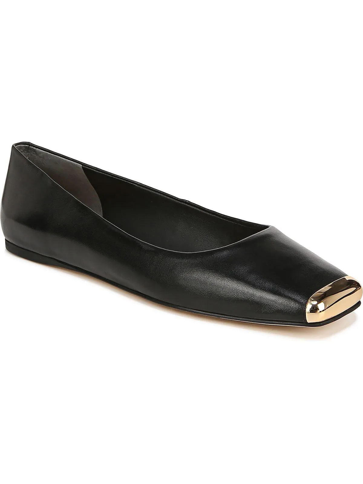 Flexa Amaya Womens Leather Square Toe Ballet Flats