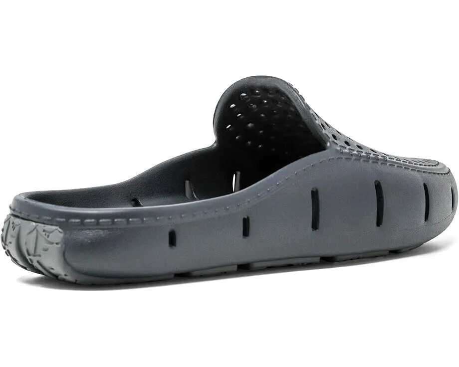 Floafers Sunset Slide Men's Black Asphalt Slip-On Comfort Loafer Sandals KHD250