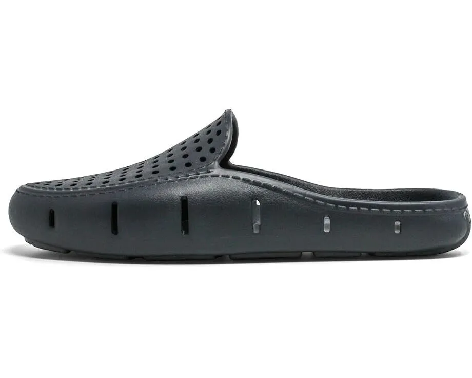 Floafers Sunset Slide Men's Black Asphalt Slip-On Comfort Loafer Sandals KHD250