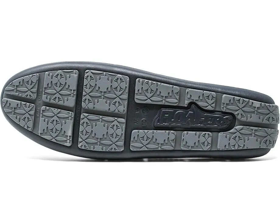 Floafers Sunset Slide Men's Black Asphalt Slip-On Comfort Loafer Sandals KHD250