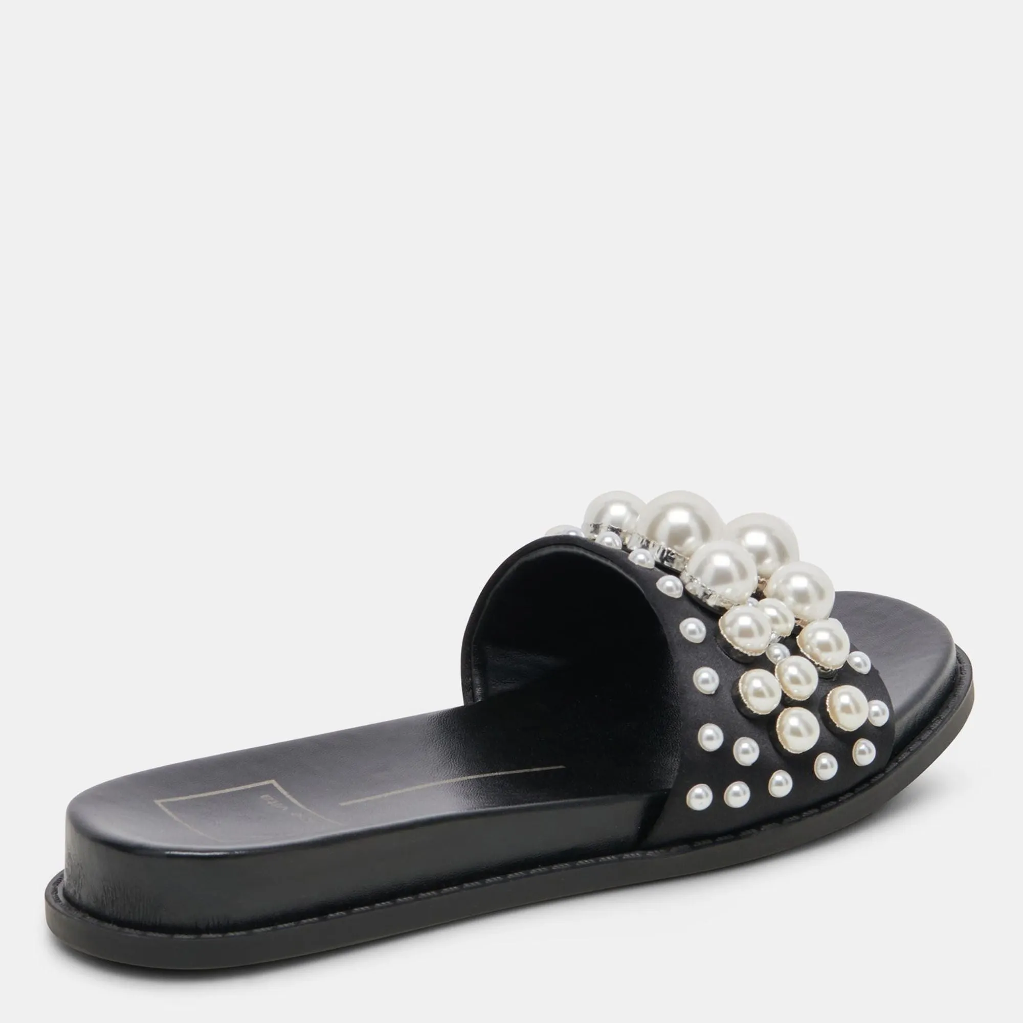 Gabbi Pearl Sandals Black Pearls