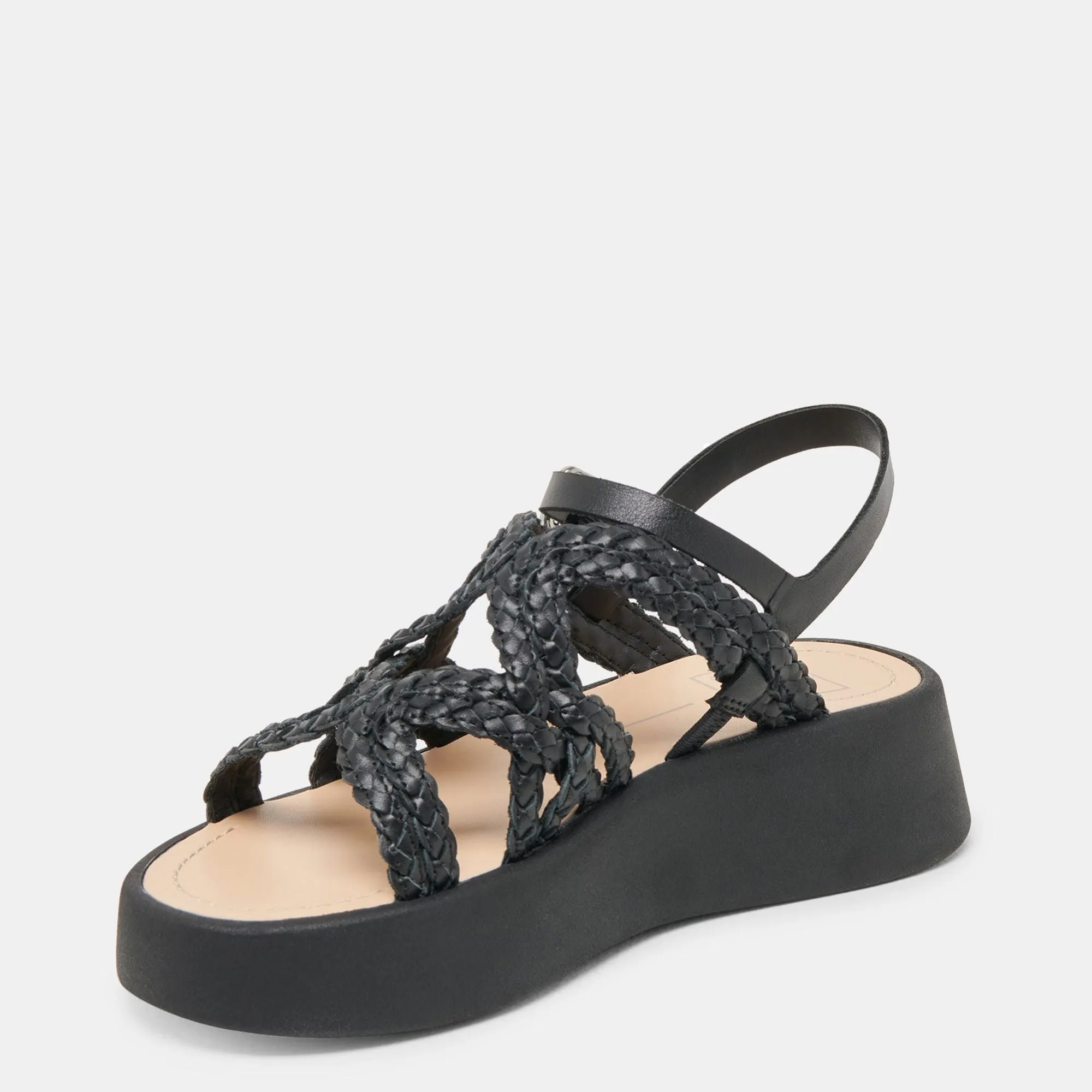 Gatsby Sandals Black Leather
