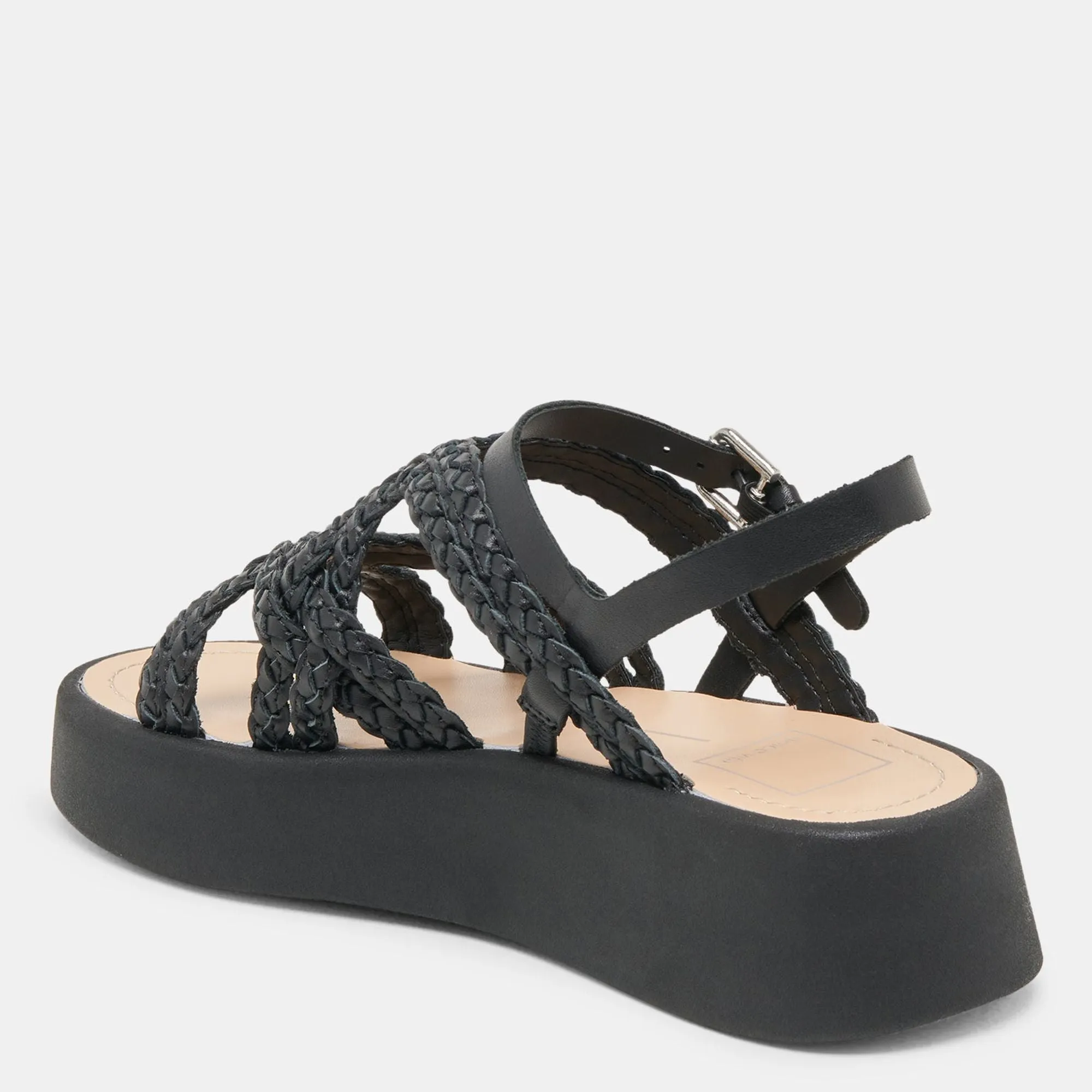 Gatsby Sandals Black Leather