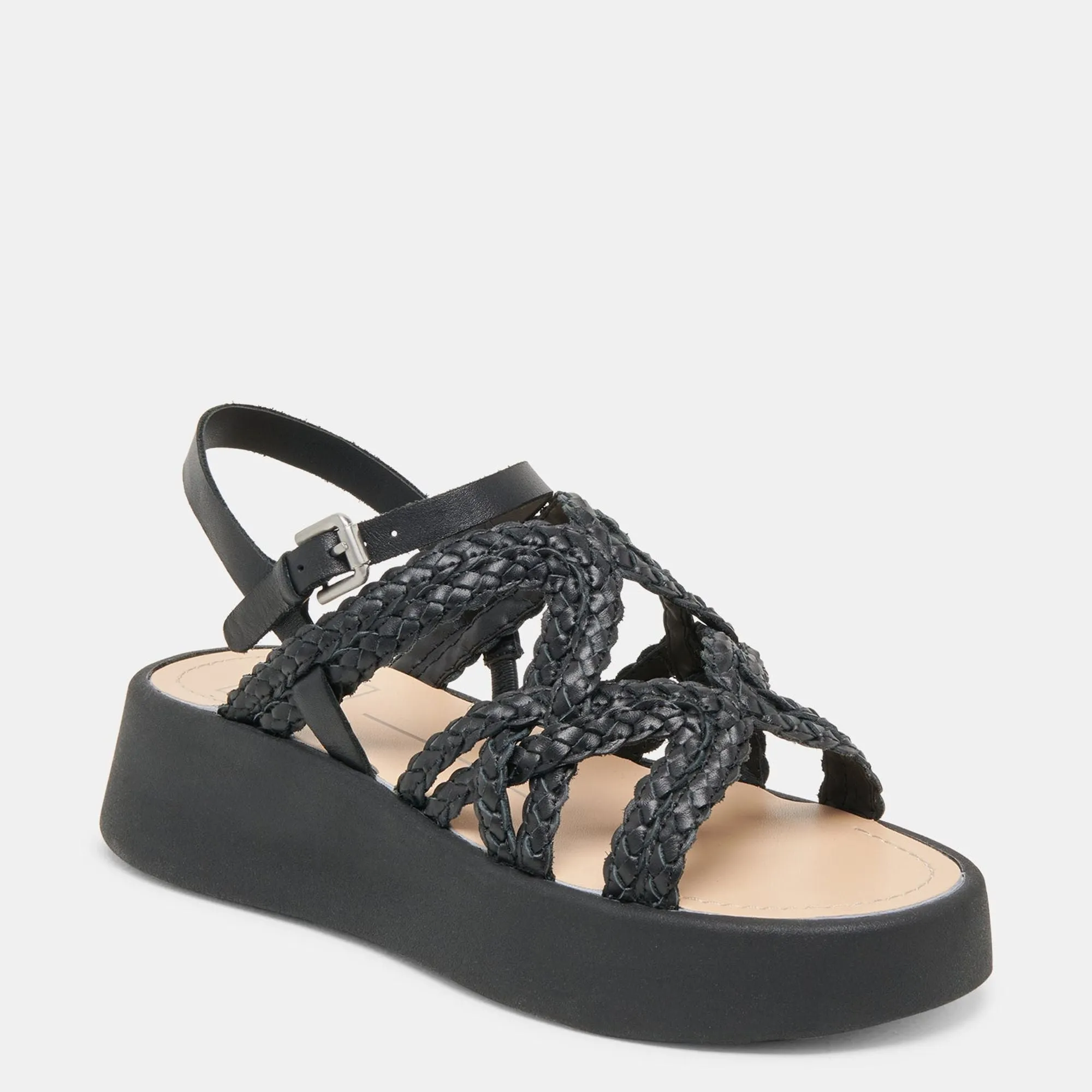 Gatsby Sandals Black Leather