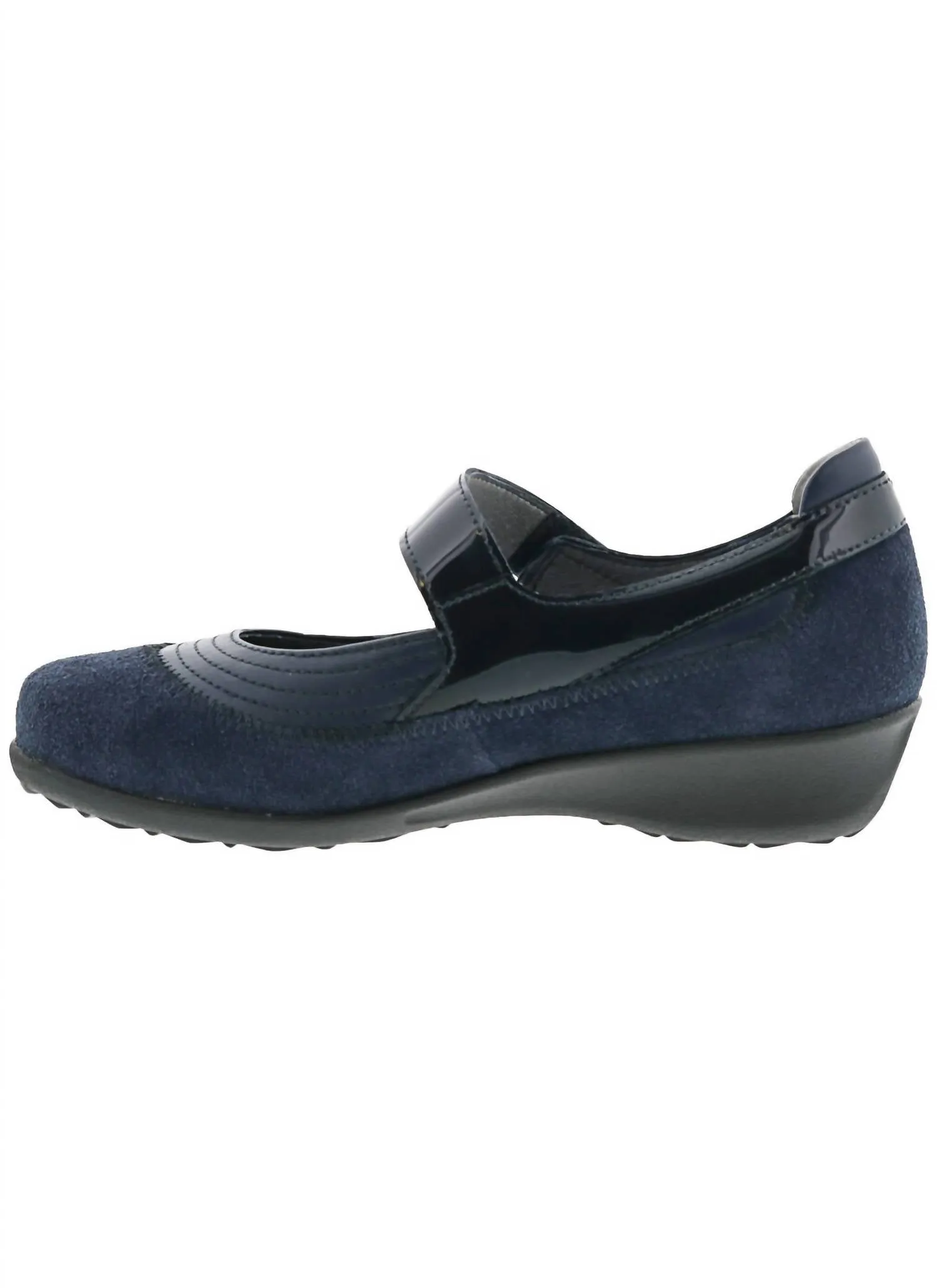 Genoa Casual Shoes - Extra Wide Width In Navy
