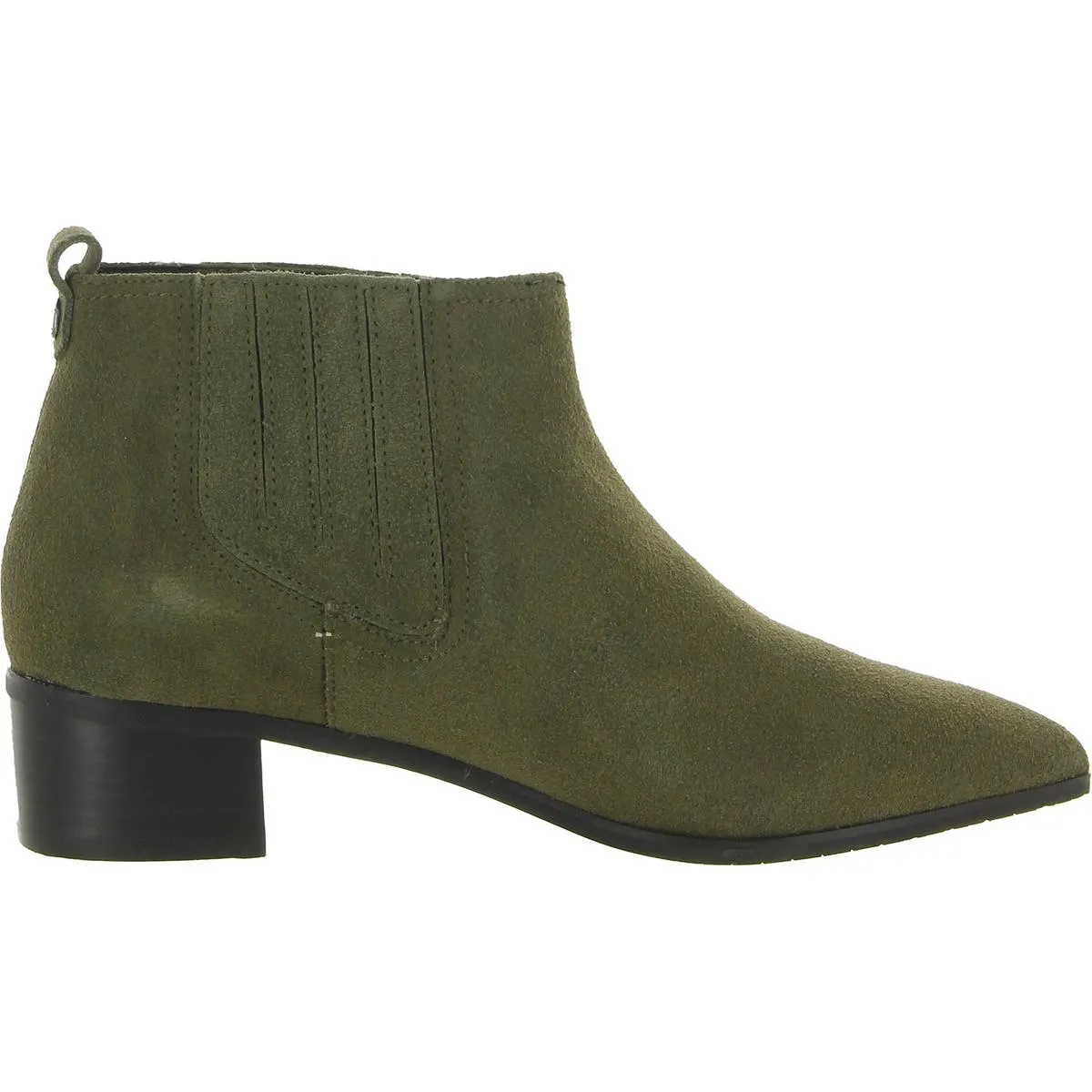 Gillan Womens Suede Pointed Toe Chelsea Boots