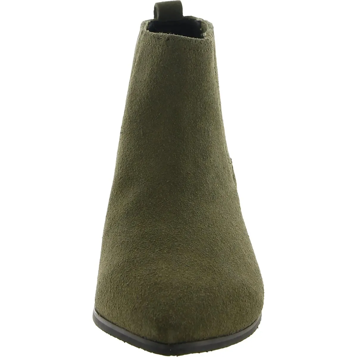 Gillan Womens Suede Pointed Toe Chelsea Boots