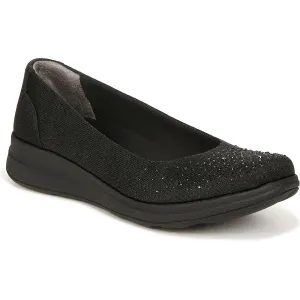 Golden Bright Womens Metallic Embellished Slip-On Sneakers