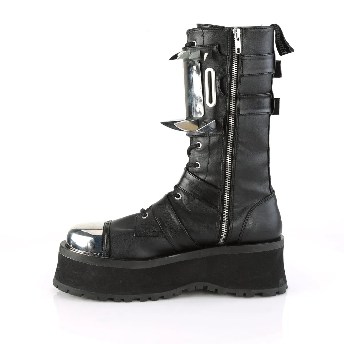 GRAVEDIGGER-250 Black Vegan Leather