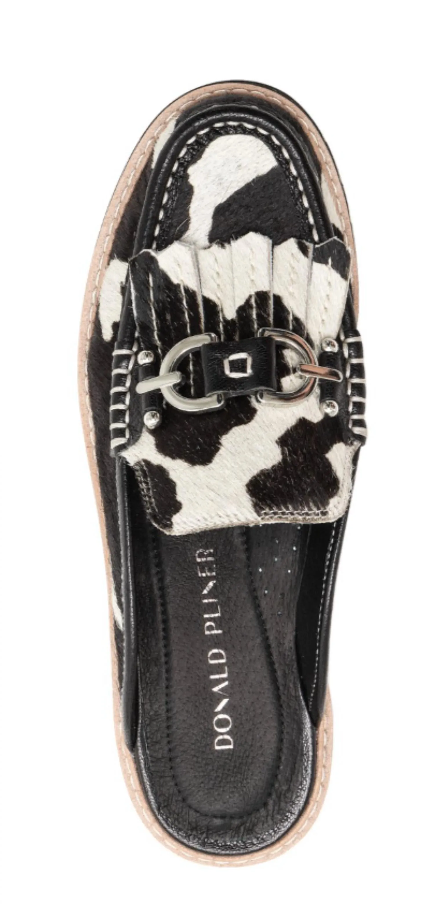 Hampton Sandal In Cream And Black