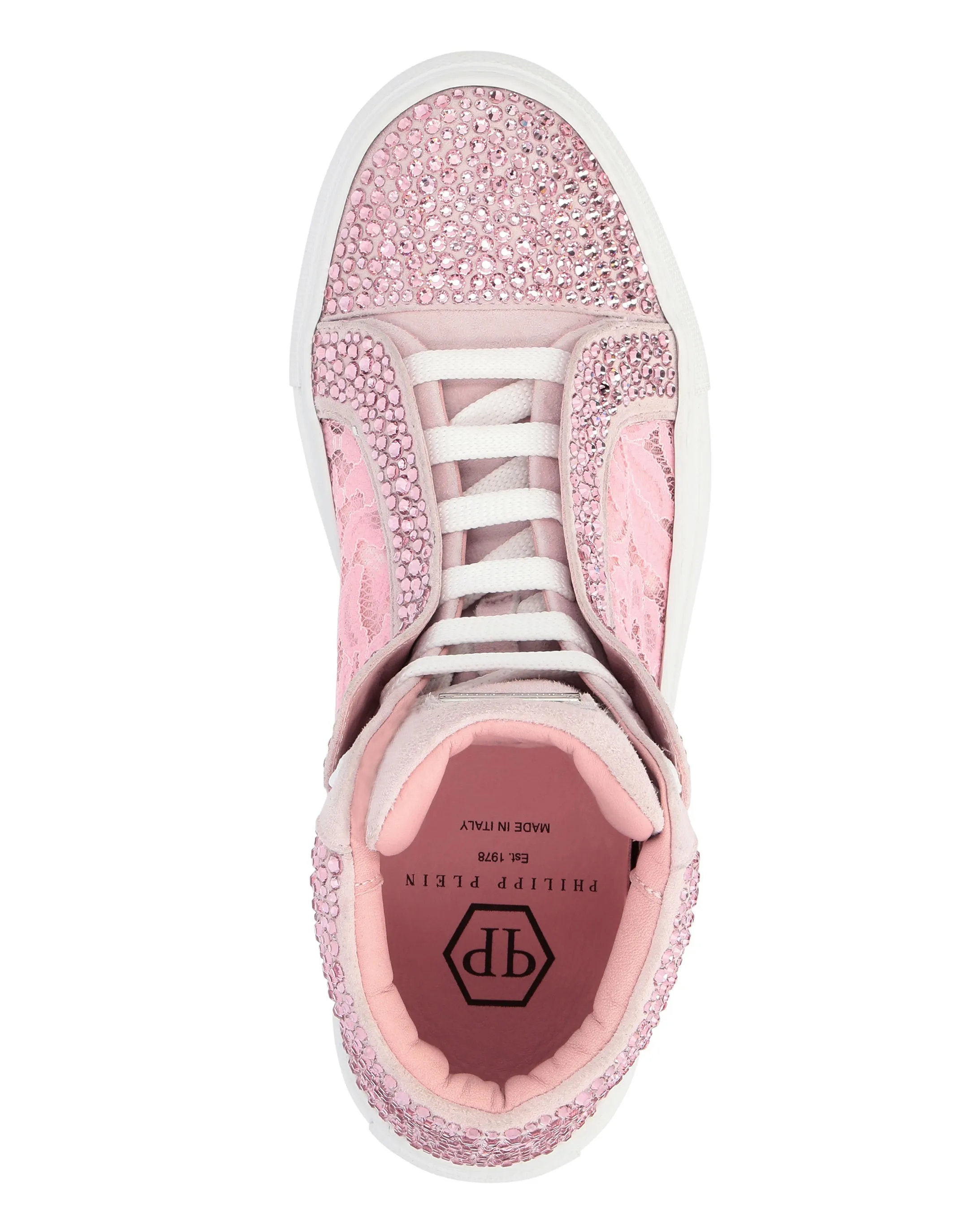 Hi-Top Sneakers Crystal