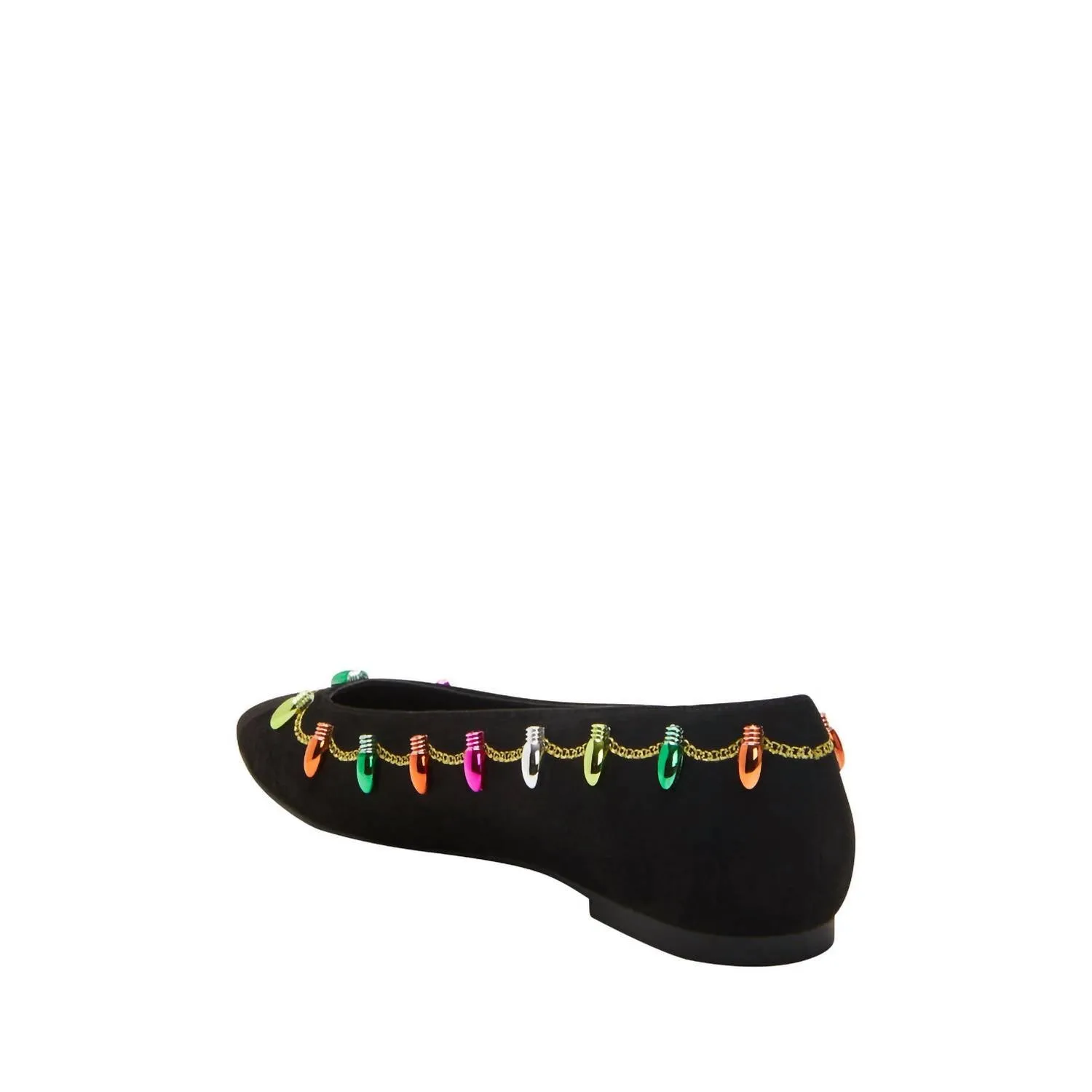 Hollie Christmas Flat In Black