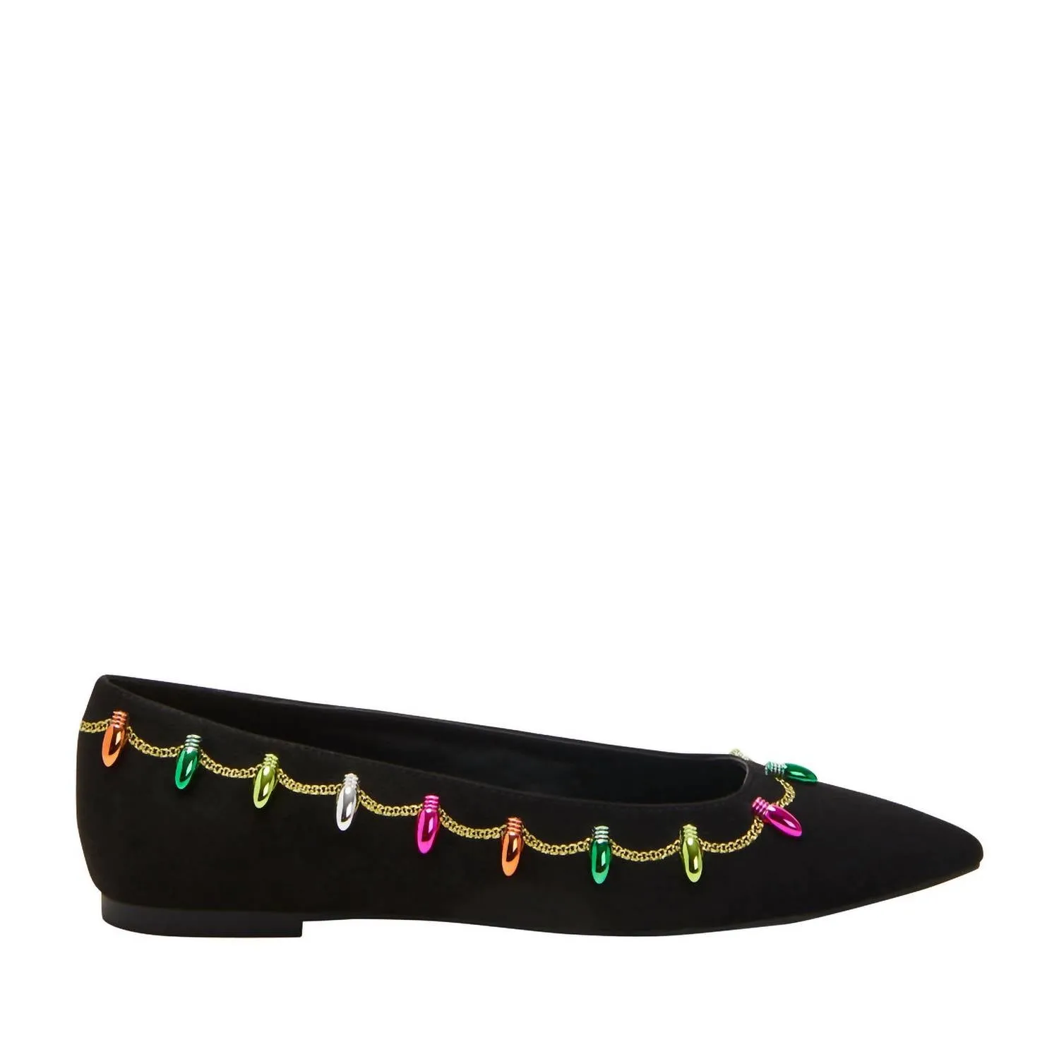 Hollie Christmas Flat In Black