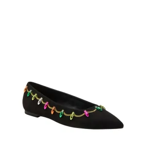 Hollie Christmas Flat In Black