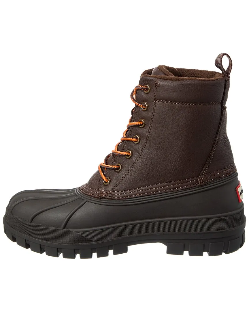 Hunter Leather & Rubber Boot