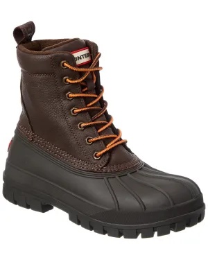 Hunter Leather & Rubber Boot