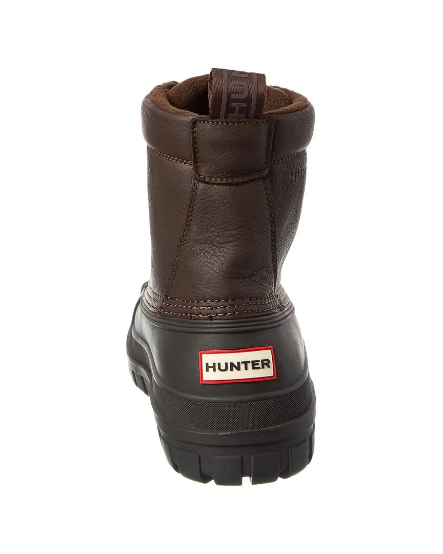 Hunter Leather & Rubber Boot
