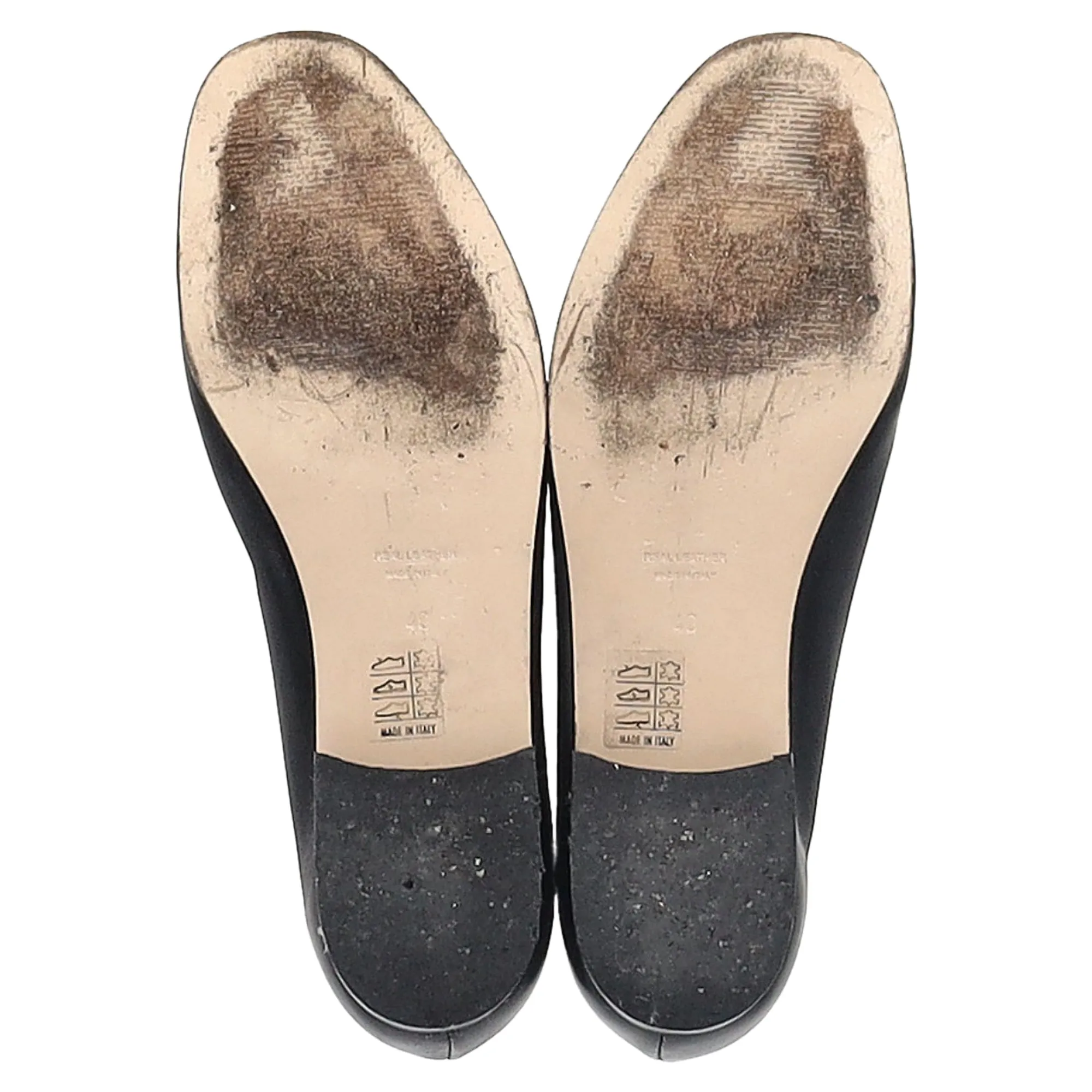 Iris & Ink Penny Loafers in Black Leather