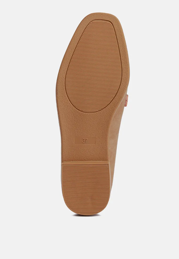 jagger horsebit detail flat loafers