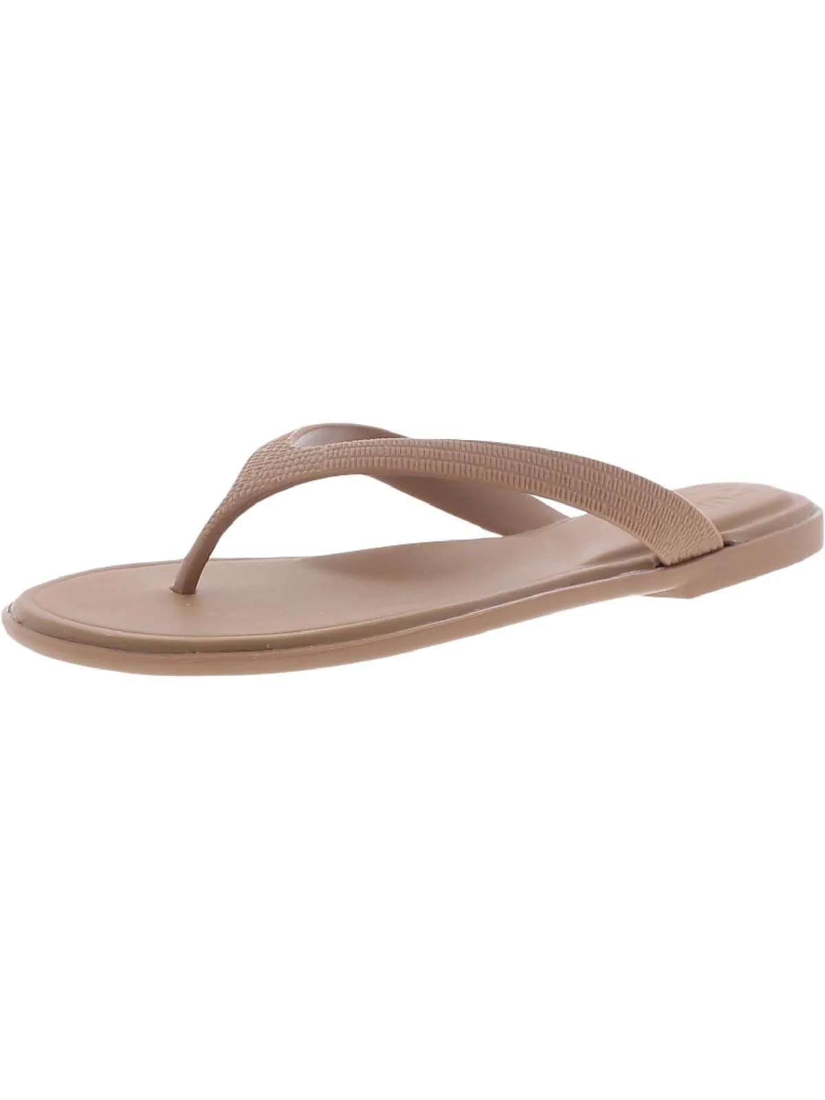 Jemm Womens Textured Flip Flop Flat Sandals