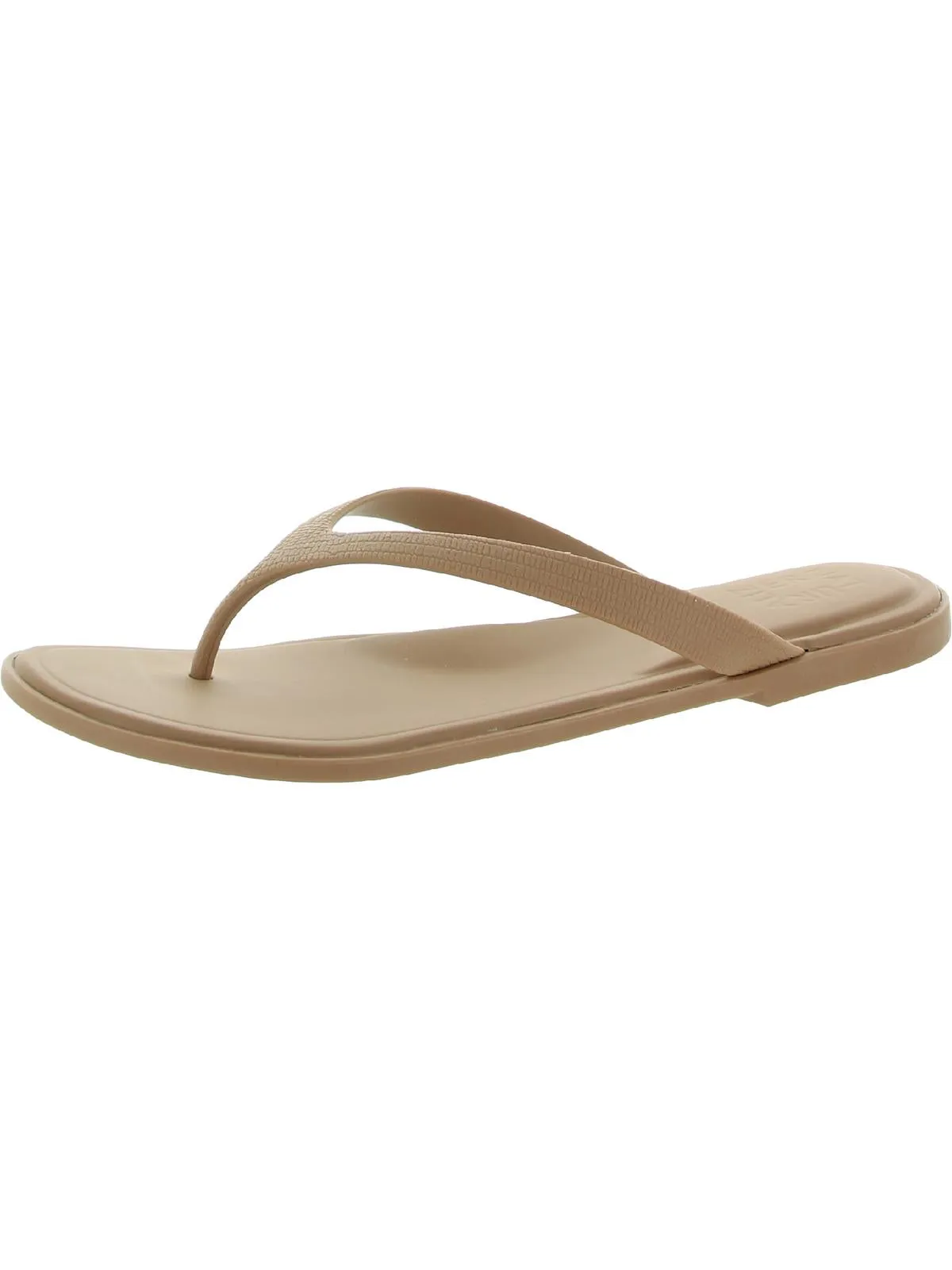 Jemm Womens Textured Flip Flop Flat Sandals
