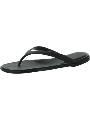 Jemm Womens Textured Flip Flop Flat Sandals
