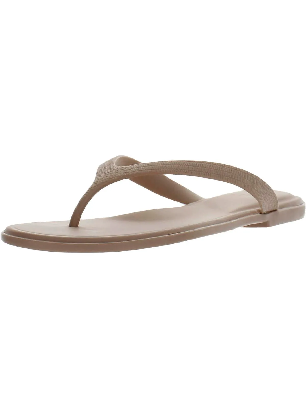 Jemm Womens Textured Flip Flop Flat Sandals