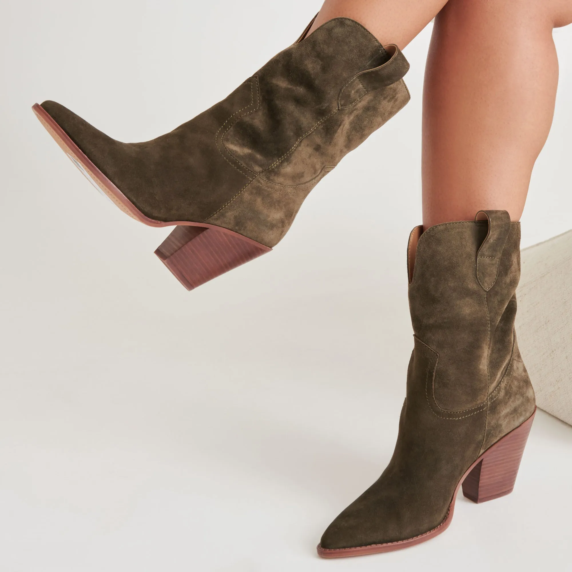 JESSEY BOOTS MOSS SUEDE