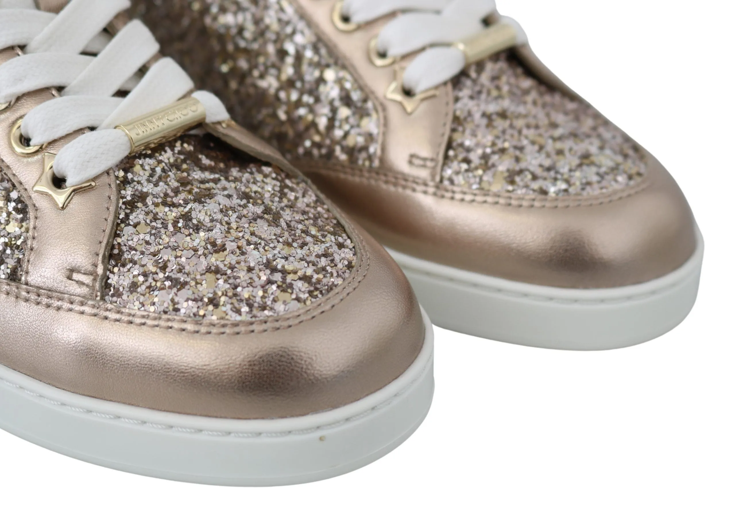 Jimmy Choo Ballet  Glitter Leather Women's Sneakers