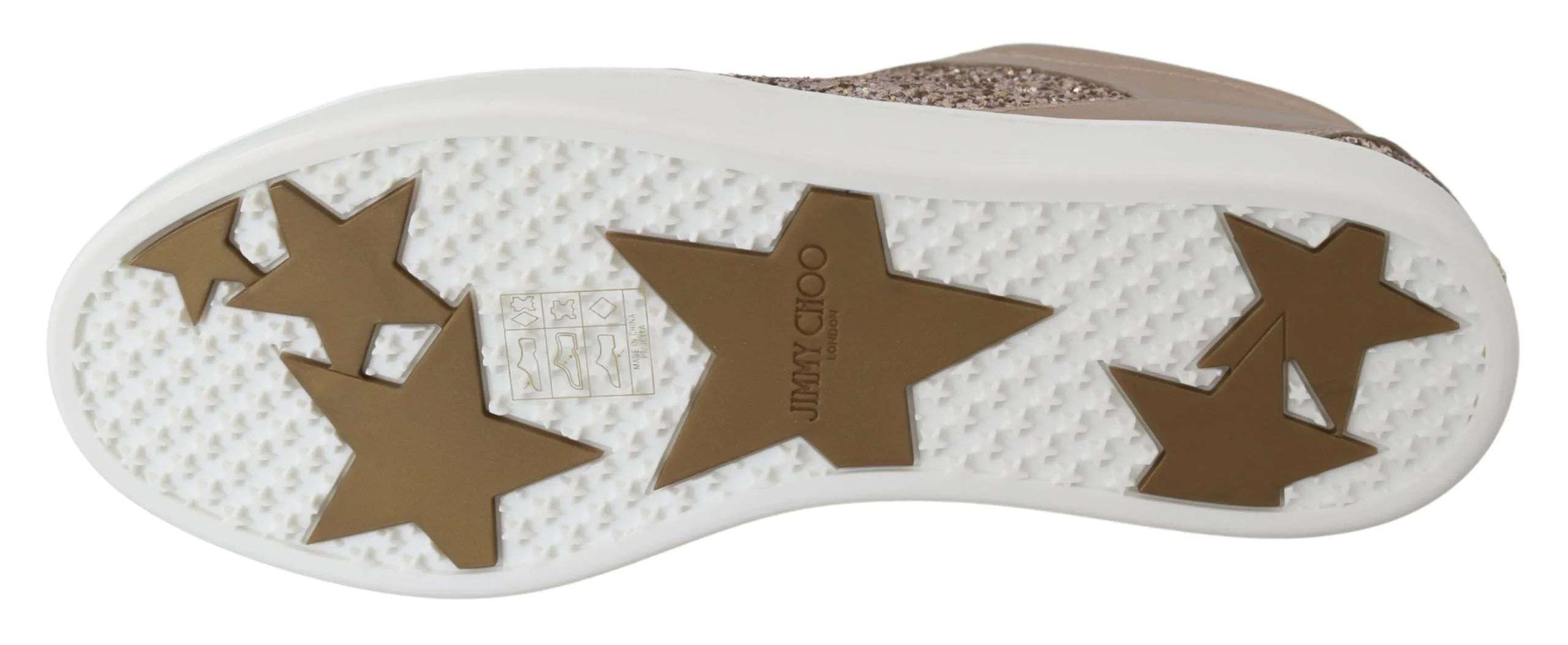 Jimmy Choo Ballet  Glitter Leather Women's Sneakers